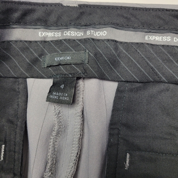 Express | Flare Leg Trousers Low Rise Pants Womens 4 - Picture 10 of 10